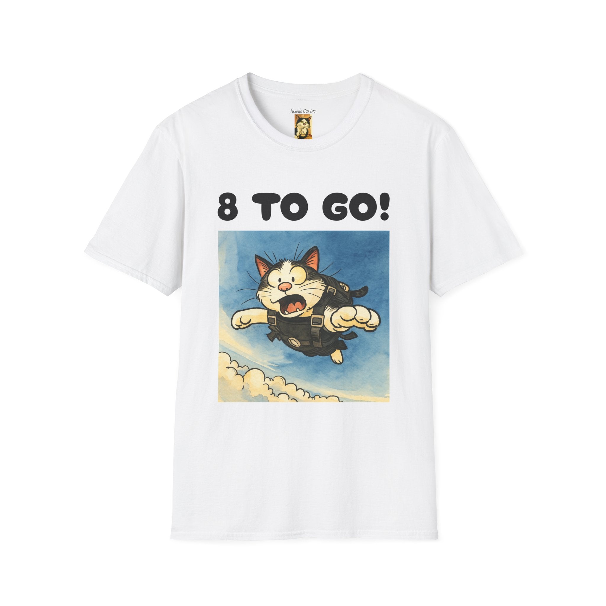 8 To Go! Cat Graphic T-Shirt
