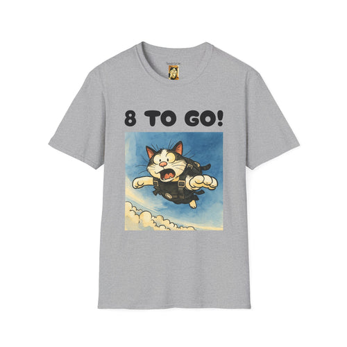 8 To Go! Cat Graphic T-Shirt