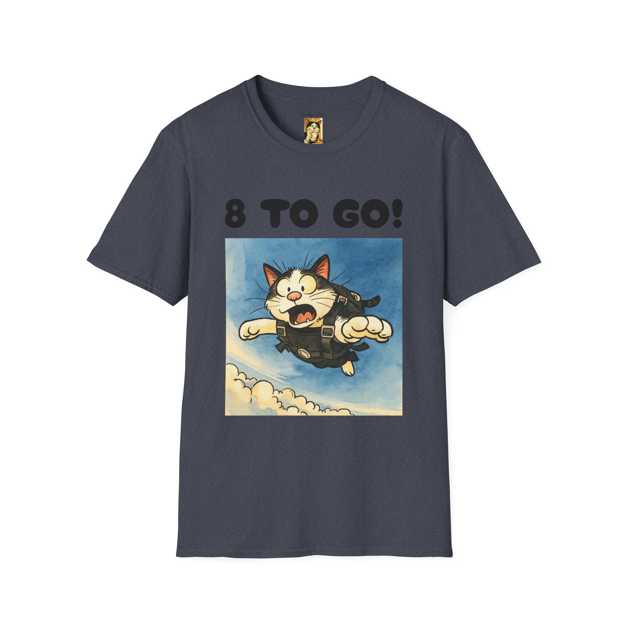 8 To Go! Cat Graphic T-Shirt