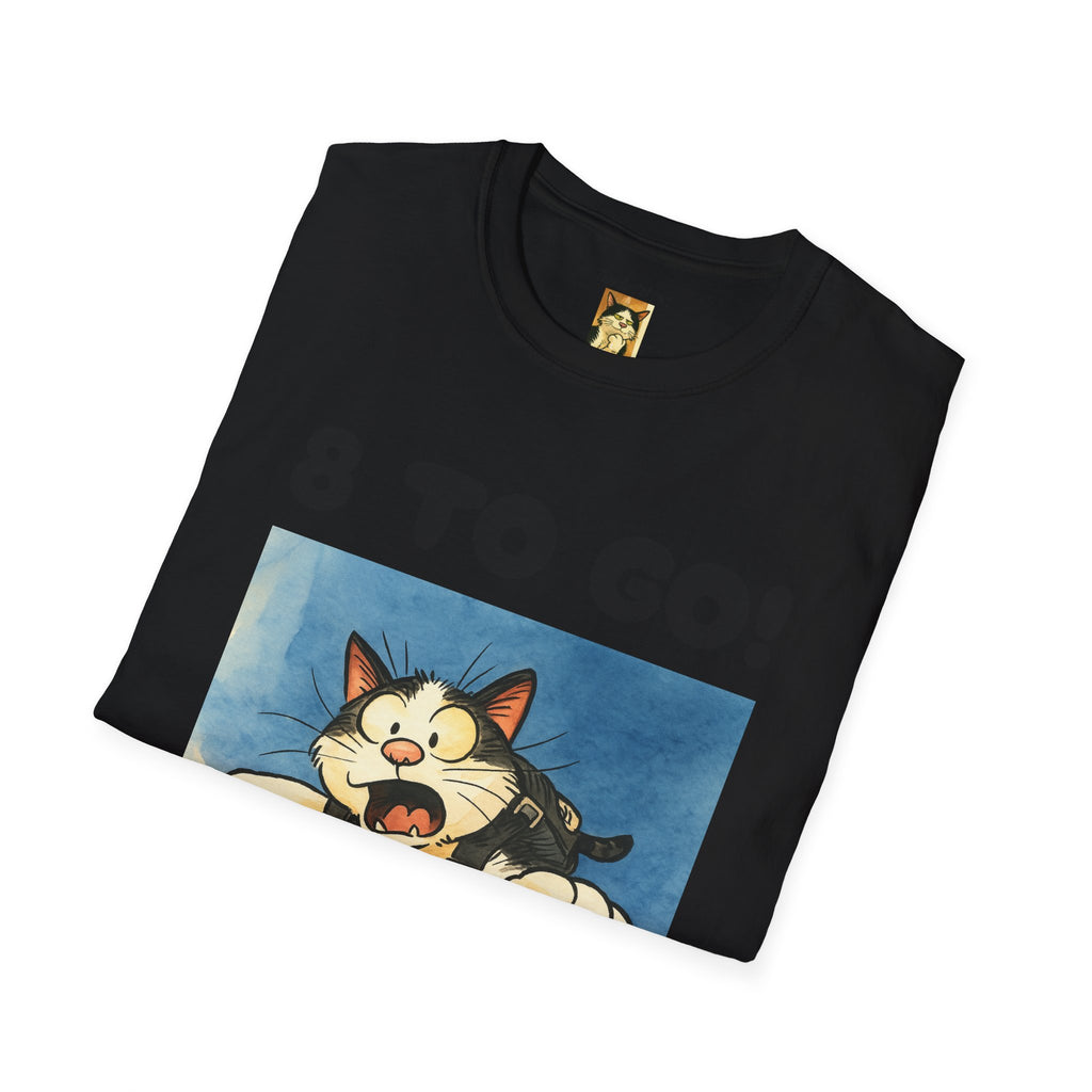 8 To Go! Cat Graphic T-Shirt