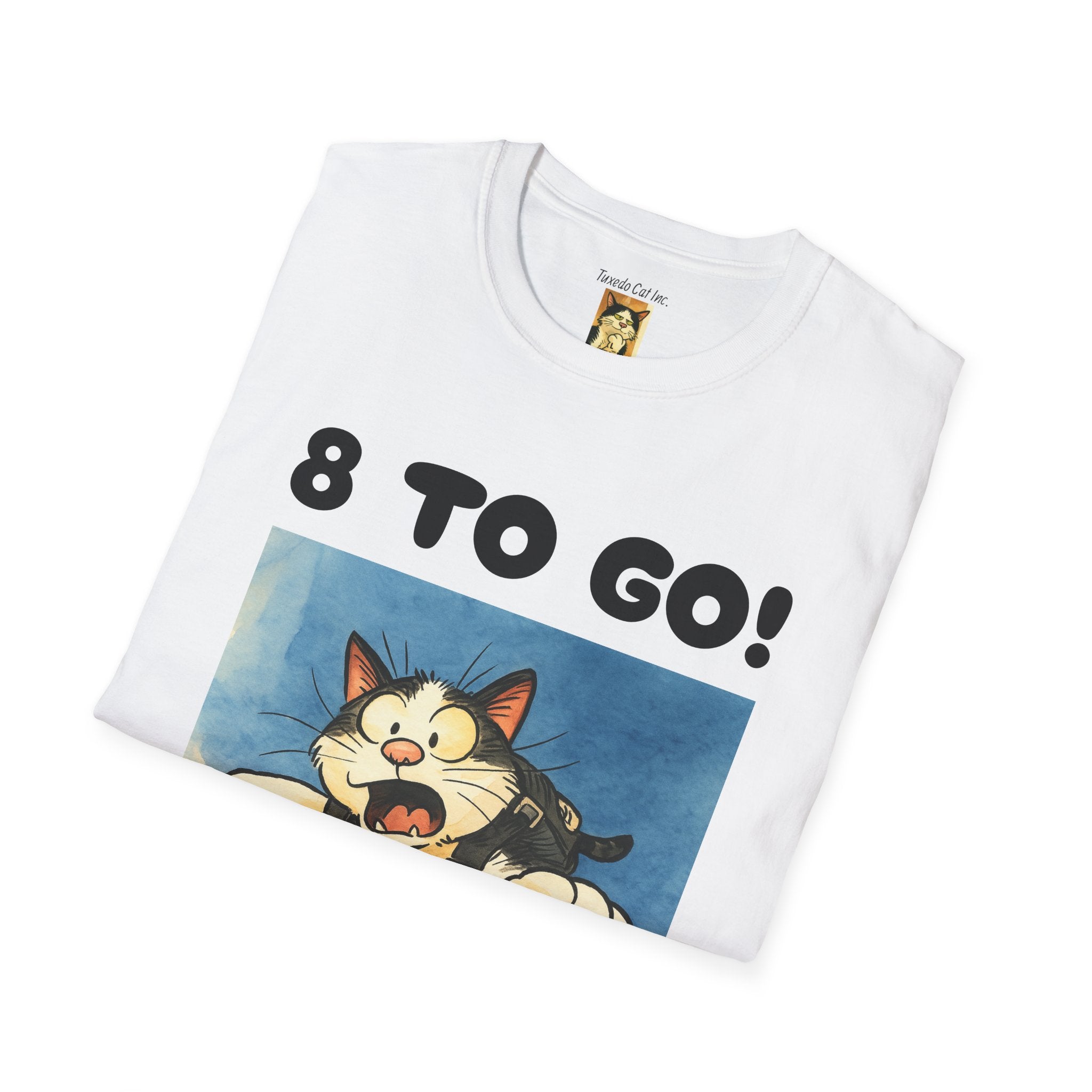 8 To Go! Cat Graphic T-Shirt
