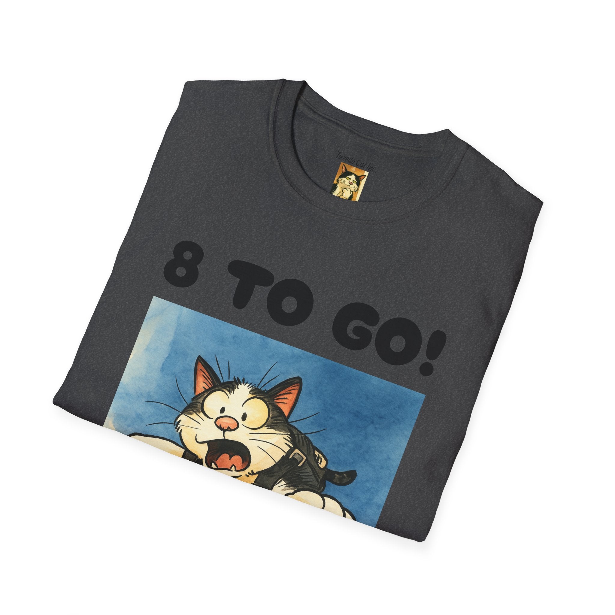 8 To Go! Cat Graphic T-Shirt